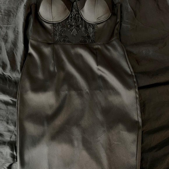 never worn black corset dress - Picture 1 of 8